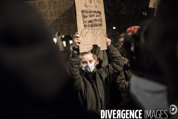 Manifestation contre la loi  sécurité globale 