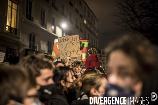 Manifestation contre la loi  sécurité globale 