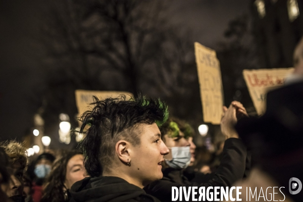 Manifestation contre la loi  sécurité globale 