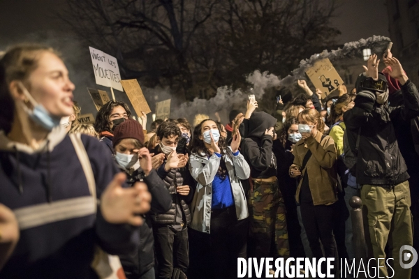 Manifestation contre la loi  sécurité globale 