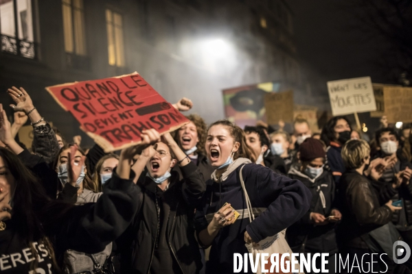 Manifestation contre la loi  sécurité globale 