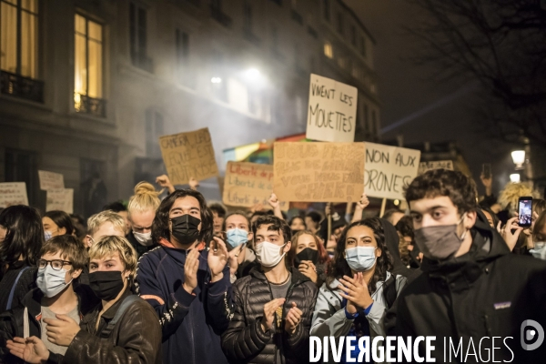 Manifestation contre la loi  sécurité globale 