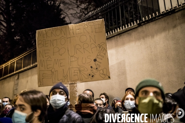 Manifestation contre la loi  sécurité globale 