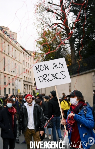 Manifestation contre le projet de loi Securité Globale