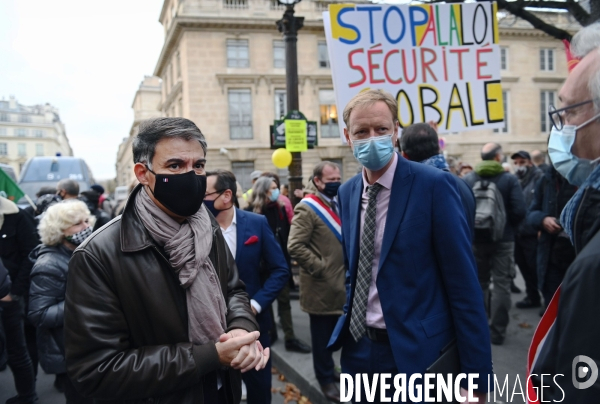 Manifestation contre le projet de loi Securité Globale