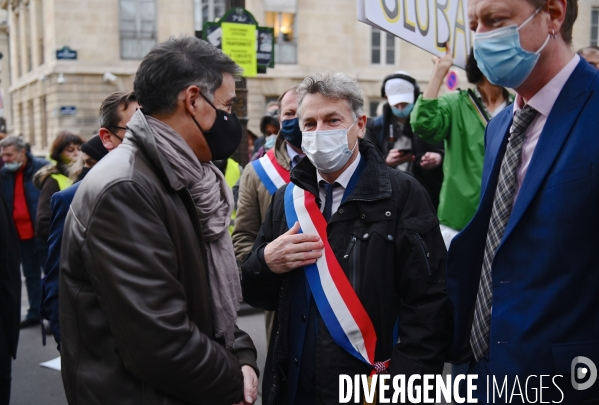 Manifestation contre le projet de loi Securité Globale