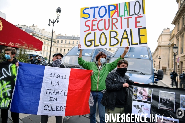 Manifestation contre le projet de loi Securité Globale