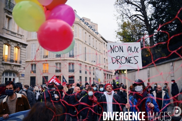 Manifestation contre le projet de loi Securité Globale