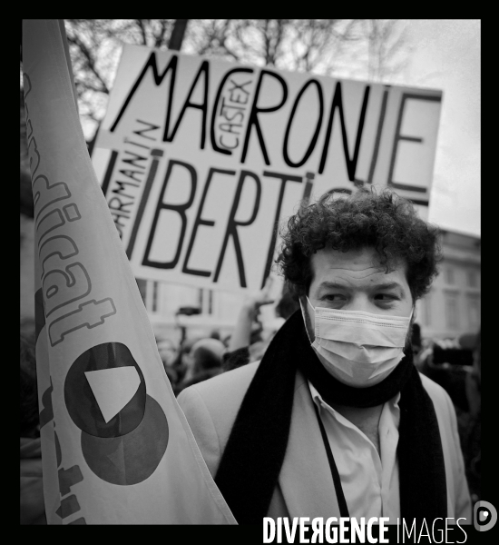 Manifestation contre le projet de loi Securité Globale