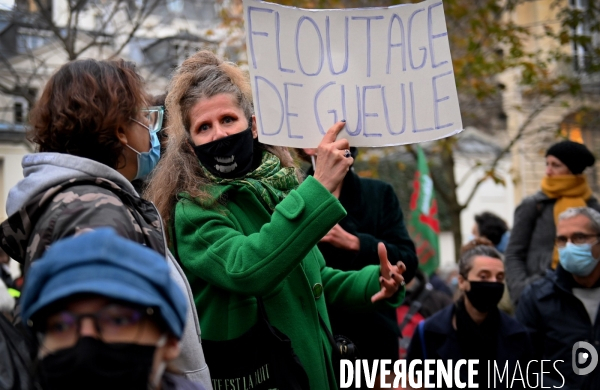 Manifestation contre le projet de loi Securité Globale