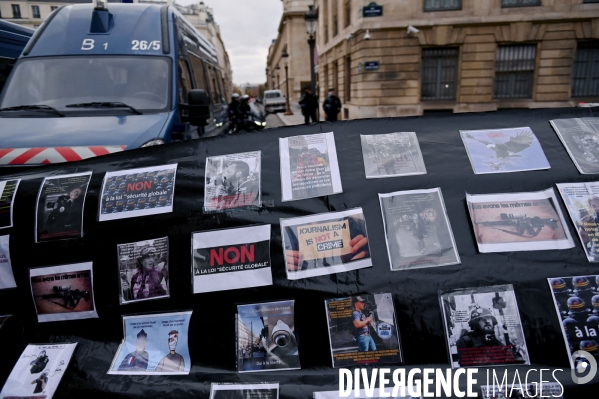 Manifestation contre le projet de loi Securité Globale