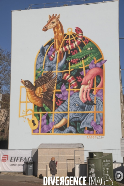 A versailles, le quartier jussieu accueille un musee street art a ciel ouvert