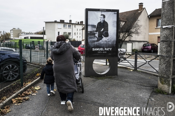 Un mois après l assassinat de Samuel Paty.