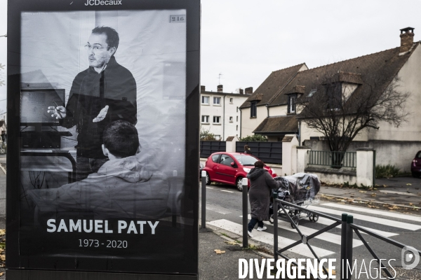 Un mois après l assassinat de Samuel Paty.