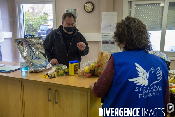 Distribution alimentaire pendant le confinement