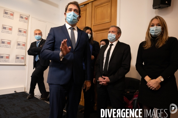 Assemblée nationale. Conférence de presse LREM