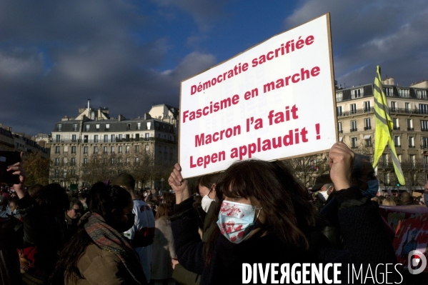 Manifestation contre l article 24