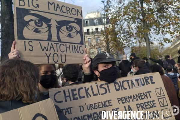 Manifestation contre l article 24