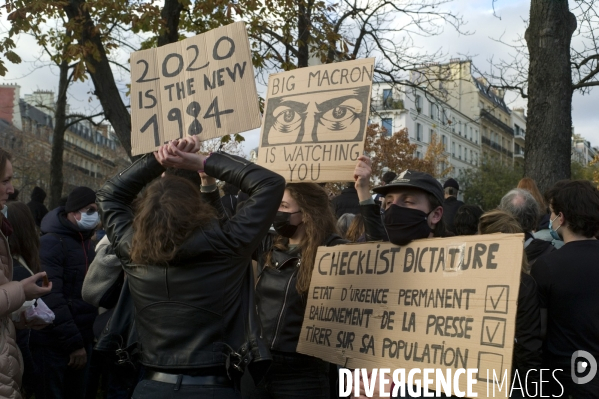 Manifestation contre l article 24