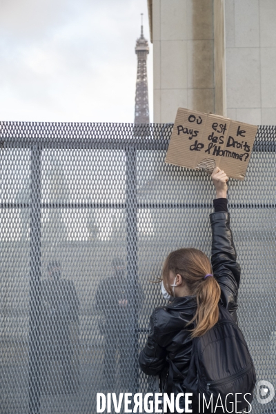 Manifestation contre la loi  sécurité globale 