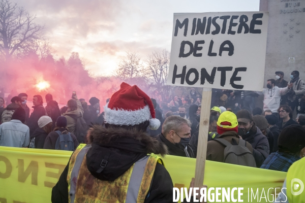 Manifestation contre la loi  sécurité globale 