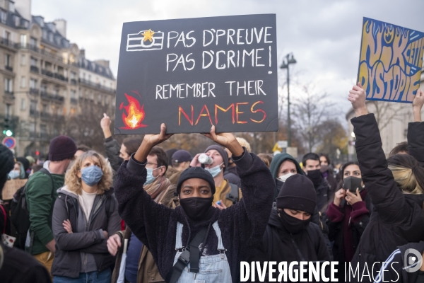 Manifestation contre la loi  sécurité globale 