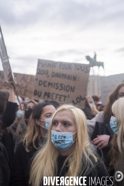 Manifestation contre la loi  sécurité globale 