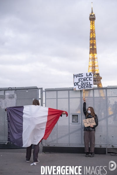 Manifestation contre la loi  sécurité globale 