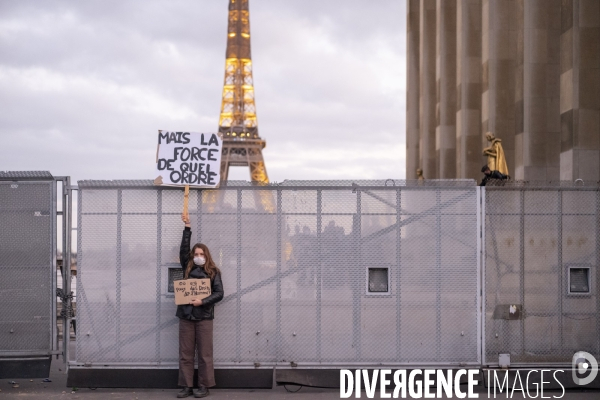 Manifestation contre la loi  sécurité globale 