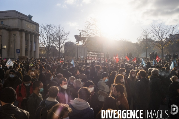 Manifestation contre la loi  sécurité globale 