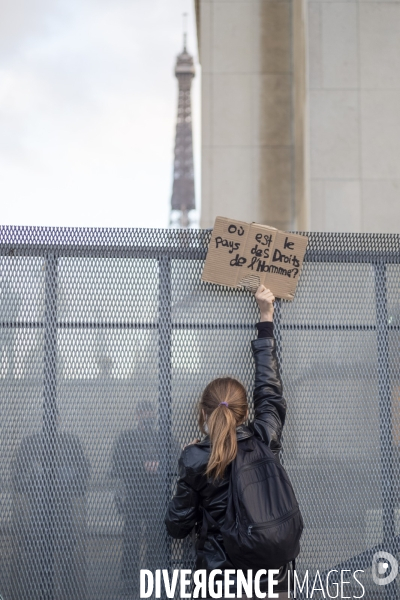 Manifestation contre la loi  sécurité globale 