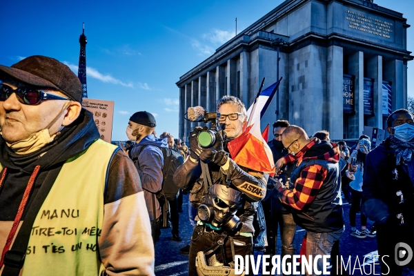 Manifestation contre la loi sur la sécurité globale