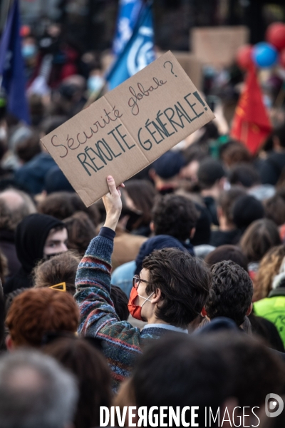 Manifestation #2 contre la loi  Securité Globale 