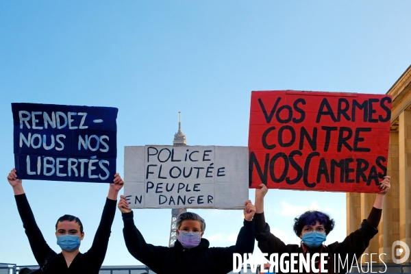 Manifestation contre le projet de loi sur la sécurité globale