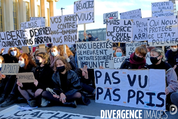 Manifestation contre le projet de loi sur la sécurité globale