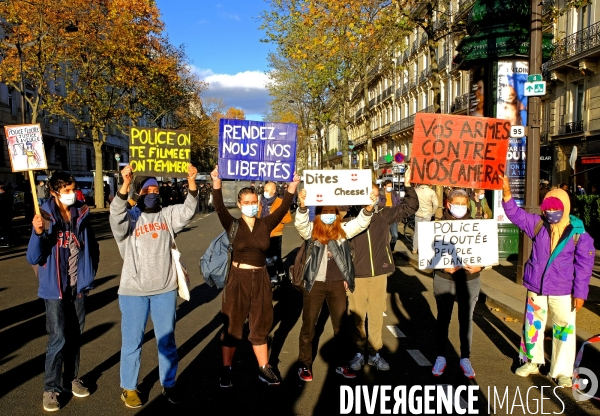 Manifestation contre le projet de loi sur la sécurité globale