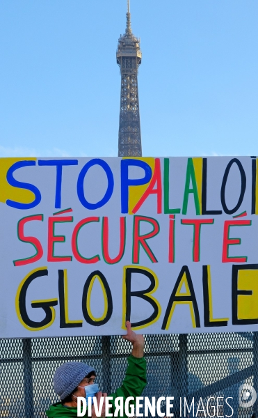 Manifestation contre le projet de loi sur la sécurité globale