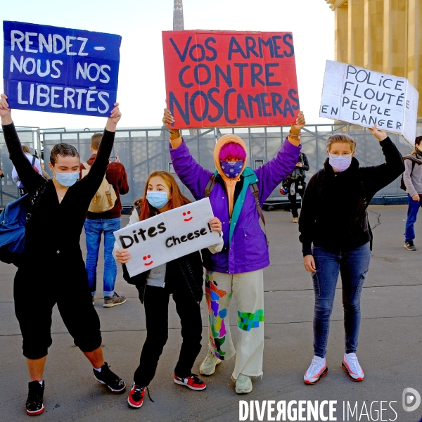 Manifestation contre le projet de loi sur la sécurité globale