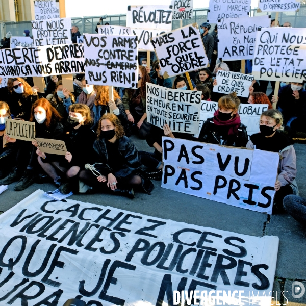 Manifestation contre le projet de loi sur la sécurité globale