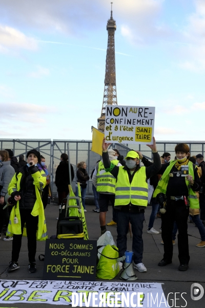 ManifestationÊ  ParisÊcontreÊlaÊloi Sécurité globale. Demonstrate against The global security law.
