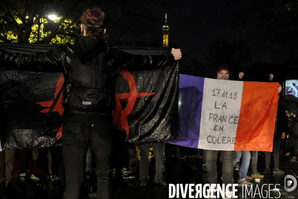 ManifestationÊ  ParisÊcontreÊlaÊloi Sécurité globale. Demonstrate against The global security law.