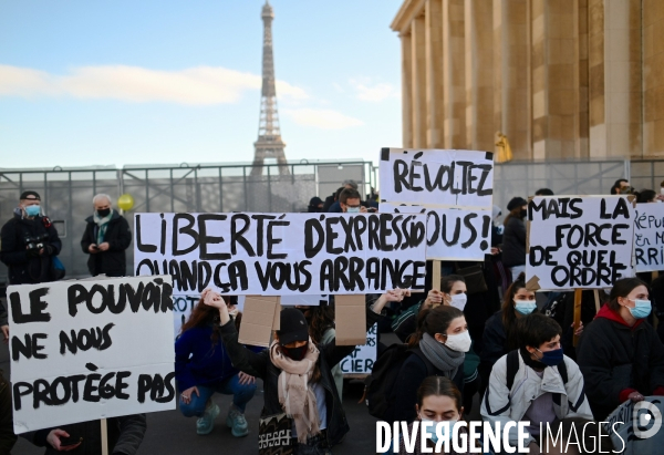 Rassemblement contre la loi de securite globale