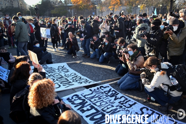 Rassemblement contre la loi de securite globale