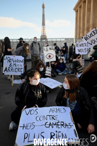 Rassemblement contre la loi de securite globale