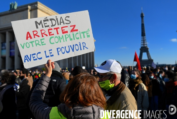 Rassemblement contre la loi de securite globale