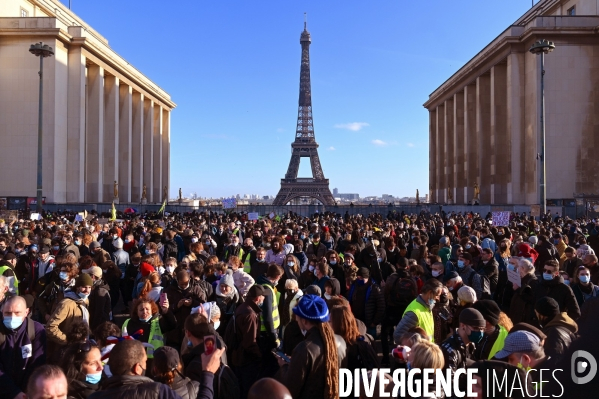 Rassemblement contre la loi de securite globale