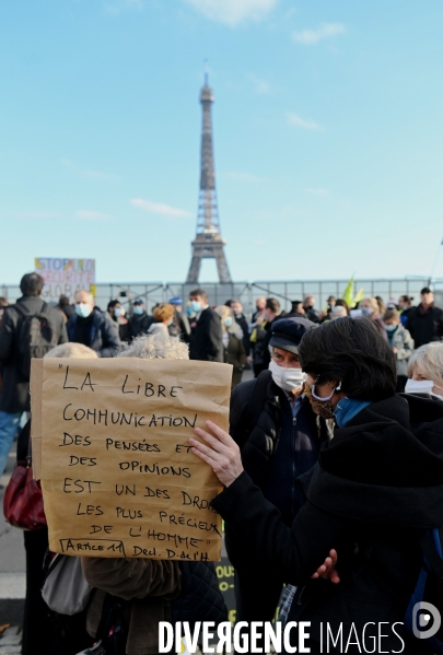 Rassemblement contre la loi de securite globale