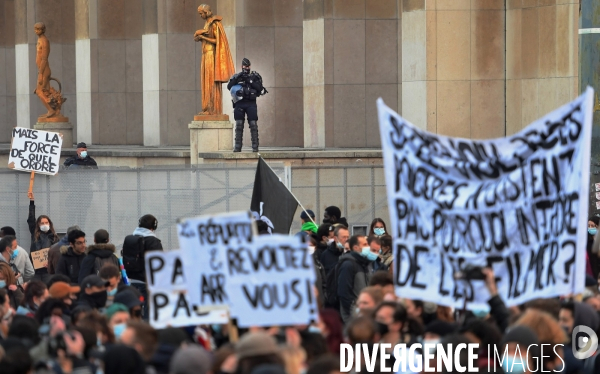 Rassemblement contre la loi de securite globale