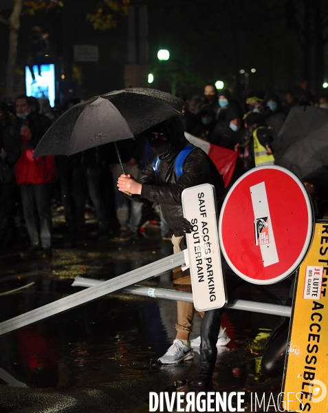 Rassemblement contre la loi de securite globale