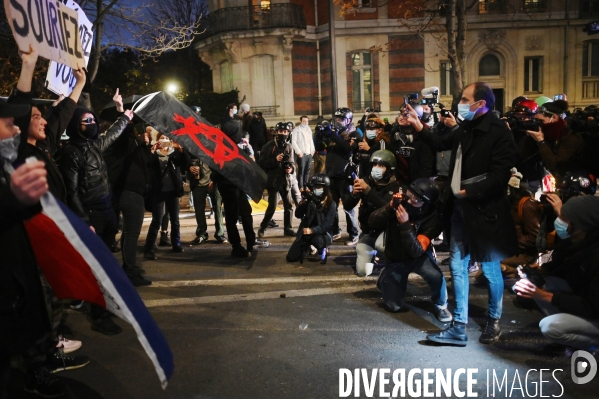 Rassemblement contre la loi de securite globale